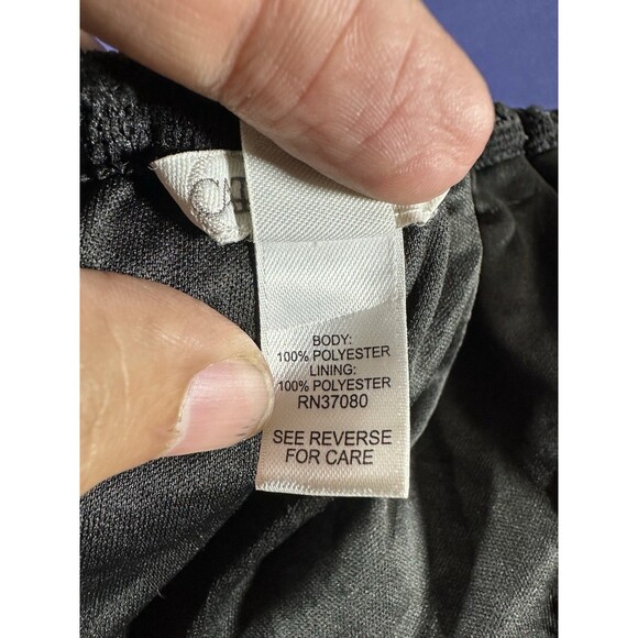 Cato Black Crochet Knit Short Sleeve Top Size 26/28 - Picture 11 of 13